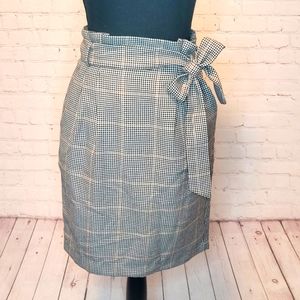 NWOT Women's Size 2 H&M Plaid Pleated Skirt with Pockets
